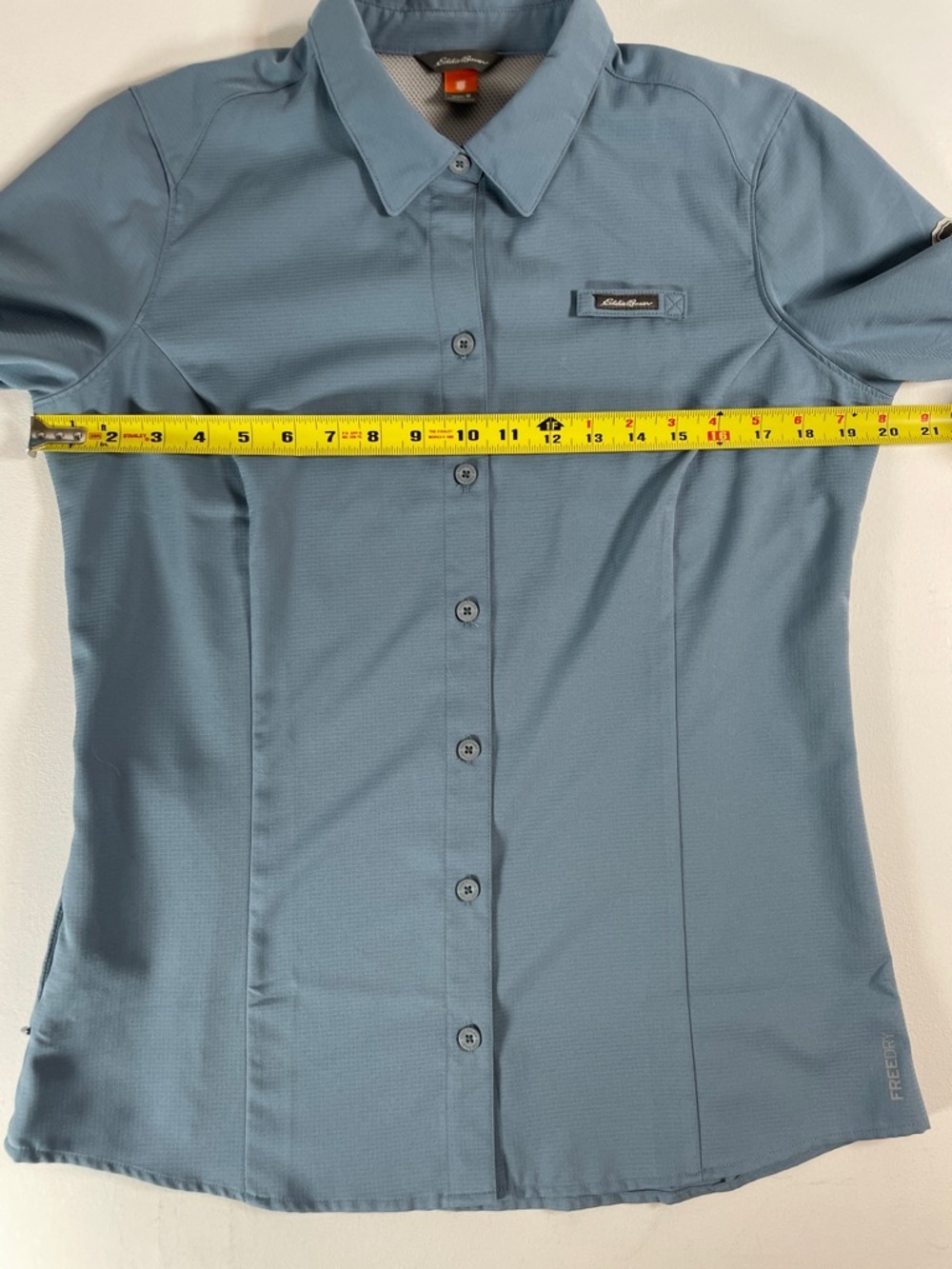 Eddie Bauer Blue Long-Sleeve Button-Up Hiking Outdoor Women’s Shirt - Medium - Picture 4 of 15